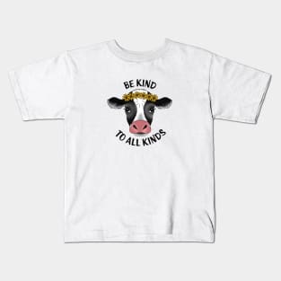 Cow sticker Kids T-Shirt